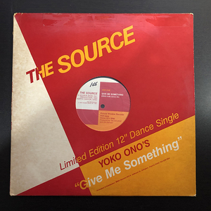 The Source / Give Me Something [Picture Window Records PWR-0008] Limited Edition Yoko Ono