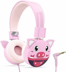 子供用 ヘッドフォン 有線 85dB音量制限 聴覚保護 ステレオ 