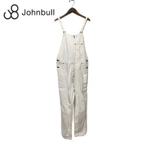 【 Johnbull 】ホワイトデニム オーバーオール