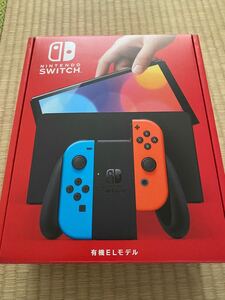 Nintendo Switch 有機EL 【中古品】ネオンブルー 付属品有り