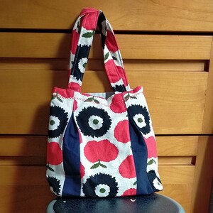 ハンドメイド トートバッグこぶり