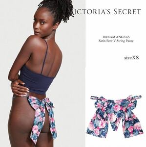 【新品】ヴィクトリアシークレット サテンリボンVストリングパンティ　Victoria's Secret セクシーランジェリー ショーツ