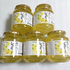 カンピー 瀬戸内レモンのレモネード 600g×5個