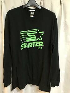 良品【ROSEBUD/ローズバッド】STATER★長袖Tシャツ/フリーサイズ★ブラック★ネオン★レディース★USED