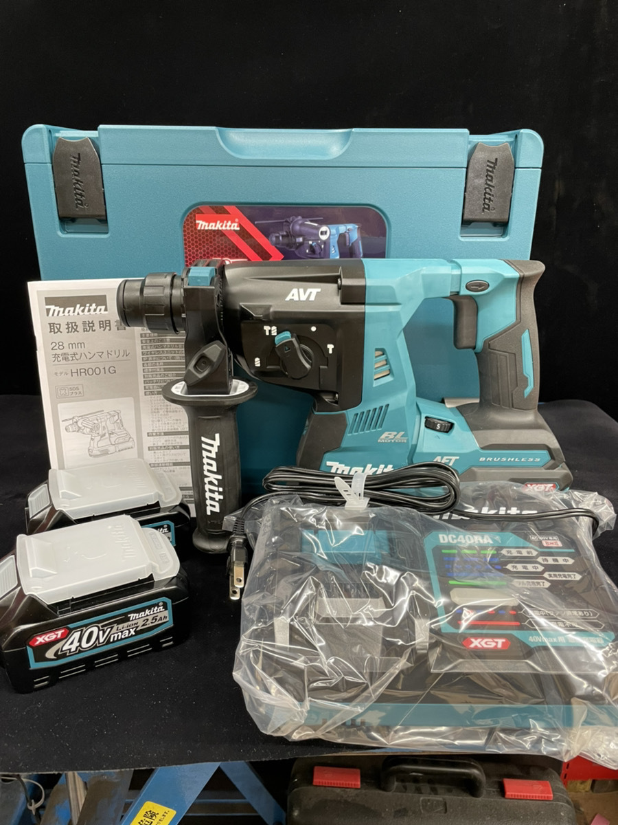本物保証! 購入前コメント必須 マキタ 40v hr001grdx 黒 ハンマドリル