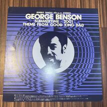 試聴済 LP /ジョージ・ベンソン/GEORGE BENSON/SUMMERTIME 2001 THEME FROM GOOD KING BAD/CTI CML-1_画像2