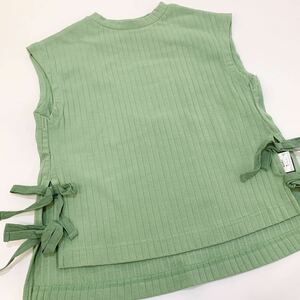 [ new goods unused ] adult to the best otonato 110. tops tank top knitted summer knitted ribbon green green foefo-