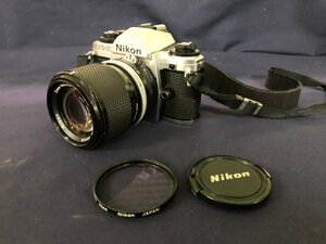 o-CHU-000454 Nikon ニコン FG-20 Zoom-NIKKOR C Auto 1:3.5 f=43-86mm レンズ付き フィルムカメラ