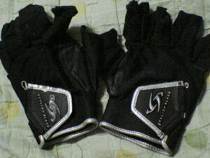 [STYLISH BLACK] stylish black sport glove finger . none M size black * gloves super sport zebioXEBIO