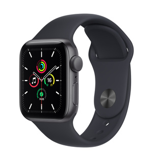 新品、未開封　Apple Watch SE(GPSモデル）40ミリ　スペースグレイ　Midnight sportBand(MKQ13J/A)　　宅急便無料