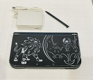 Newニンテンドー3DS LL ソルガレオ・ルナアーラ【ブラック】本体動作品送料無料 付属品付き