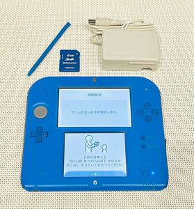 ニンテンドー2DS ブルー　本体動作品送料無料　Nintendo 任天堂 