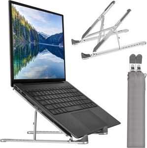 ノートパソコンスタンド PCスタンド 折りたたみ式 アルミ合金製