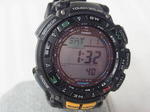 1135 CASIO PROTREK PRG-240 ソーラー 動作品