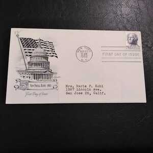 ★アメリカ初日カバー！America First days Issue 　New postal rates1963　　送料84円