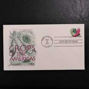 ★アメリカ初日カバー！America First days Issue 2006 crops of the americans 　　　送料84円