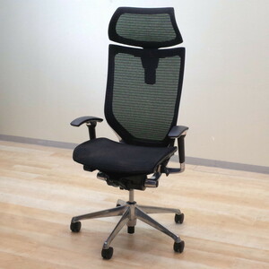 オカムラ okamura バロン Baron CP81AR FDH1 肘付きチェア ブラック 高級チェア 事務椅子 オフィスチェア PCチェア テレワーク BR6204