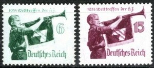 ◆219古いドイツ　1935年　ヒトラーユーゲント　＄２２　②◆