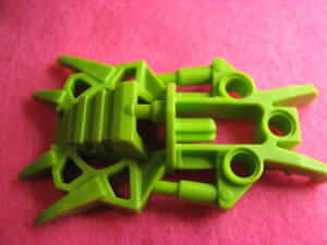 * Lego -LEGO*53542* Bionicle *Foot Toa Inika Clawed* Factory to-a*inika. pair *Shell*foot*5x8x2* lime *USED