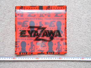 矢沢永吉　E.YAZAWA　ジッパー　バック　袋　ロゴ　ジッパーバッグ　Mr.E　レッド　未使用　DIAMOND MOON　定形外140円