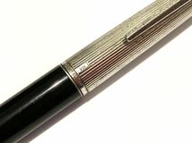 レア MONTBLANC モンブラン 万年筆 126 シルバー 925 silver925 黒 ヴィンテージ ボールペン_画像3