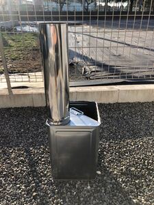 ロケットストーブ 一斗缶 キャンプ 焚き火 コンロ