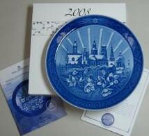 ロイヤルコペンハーゲン 2008年 イヤープレート 新品 Royal Copenhagen 即決　皿　陶磁器　陶器　コレクション　Christmas 記念日_画像1