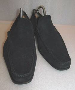  beautiful goods! Italy made Santa Lucia. leather made slip-on shoes shoes,25cm