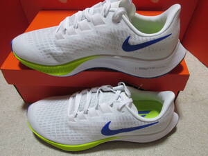NIKE ナイキ エア ズーム ペガサス37 26.0cm 白青色