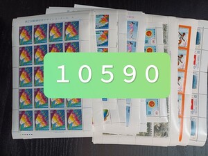 未使用記念切手 額面10590円分 値下げ不可 シート中心 額面割れ 15円 41円