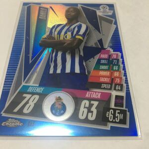 ★ダニーロ　ポルト Topps Chrome Match Attax Refractor Blue 150枚限定★即決