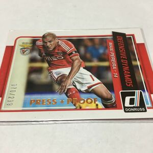 ★2015 Donruss Soccer マキシ・ペレイラ　　　Press Proof 299枚限定★即決