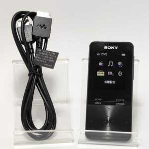 1001557【正常動作品】SONY NW-S313 WALKMAN 4GB ブラック Bluetooth ノイズキャンセリング 送料無料 黒 ソニー ウォークマン 純正USB