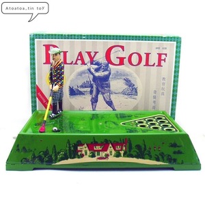 再生 ヴィンテージ 錫 ブリキのおもちゃ スポーツ 古典的 時計じかけ 大人のおもちゃ ゴルフ 子供 グッズ ギフト コレクション