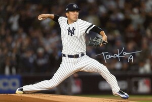 田中将大 直筆サインフォト/写真 MLB ヤンキース