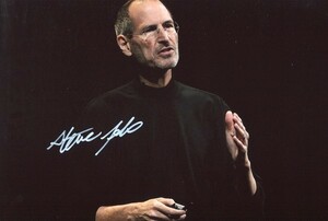 スティーブ・ジョブズ 直筆サインフォト/写真 アップル Steve Jobs