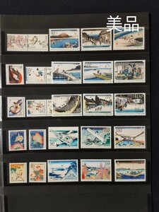 国際文通週間。2017年(平成29)~2021年(令和3) 各set×5年の27種類。美品。記念切手。切手。文通週間。趣味週間。