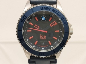 Ice watch アイスウォッチ BMWコラボモデル BM.BRD.U.L.14 クォーツ メンズ腕時計 ブラック文字盤 ネイビー レッド 店舗受取可