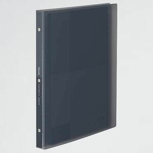 新品 目玉 ファイル コクヨ 3-WS ブラック ラ-GL720D クリヤ-ブック グラッセル 替紙式 A4 最大収容ポケット60枚