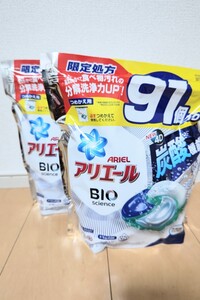 【NEW】アリエールジェルボールBIO 91個入り×2袋 詰替え用