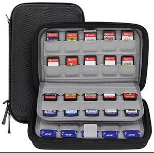 switch メモリーカードケース 収納 ケース ds カセットケース ☆黒