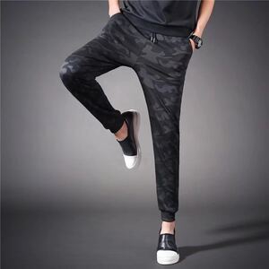 ストレッチ ジャージ スウェット ロングパンツ メンズ レディース 迷彩 かっこいい