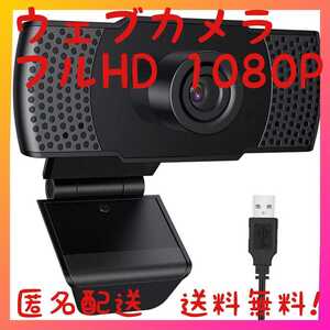 ウェブカメラ フルHD 1080P マイク内蔵 110°広角 Webカメラ