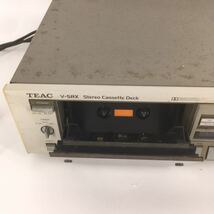 TEAC ティアック V-5RX カセットデッキ Stereo Cassette Deck 中古品　通電確認済み_画像2