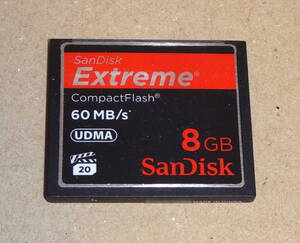 SanDisk コンパクトフラッシュ Extreme 8GB