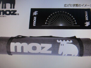 ☆新品☆moz モズ☆ 開脚ヨガマット☆61×173×0.6☆黒