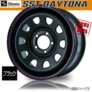 ホイール新品 1本のみ SHONE SST DAYTONA ブラック キャップ設定なし デイトナ 16インチ 5H139.7 5.5J-20 φ110 業販4本購入で送料無料