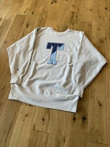  rare Vintage Champion initial both sides print Rebirth we b sweat back print * Toriko tag Prince ton 