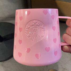 スターバックスバレンタイン2022ステンレスマグピンク414ml