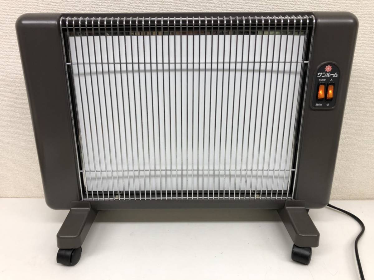 熱い販売 パネルヒーター 遠赤外線輻射式暖房器 サンルームslim - 電気 
